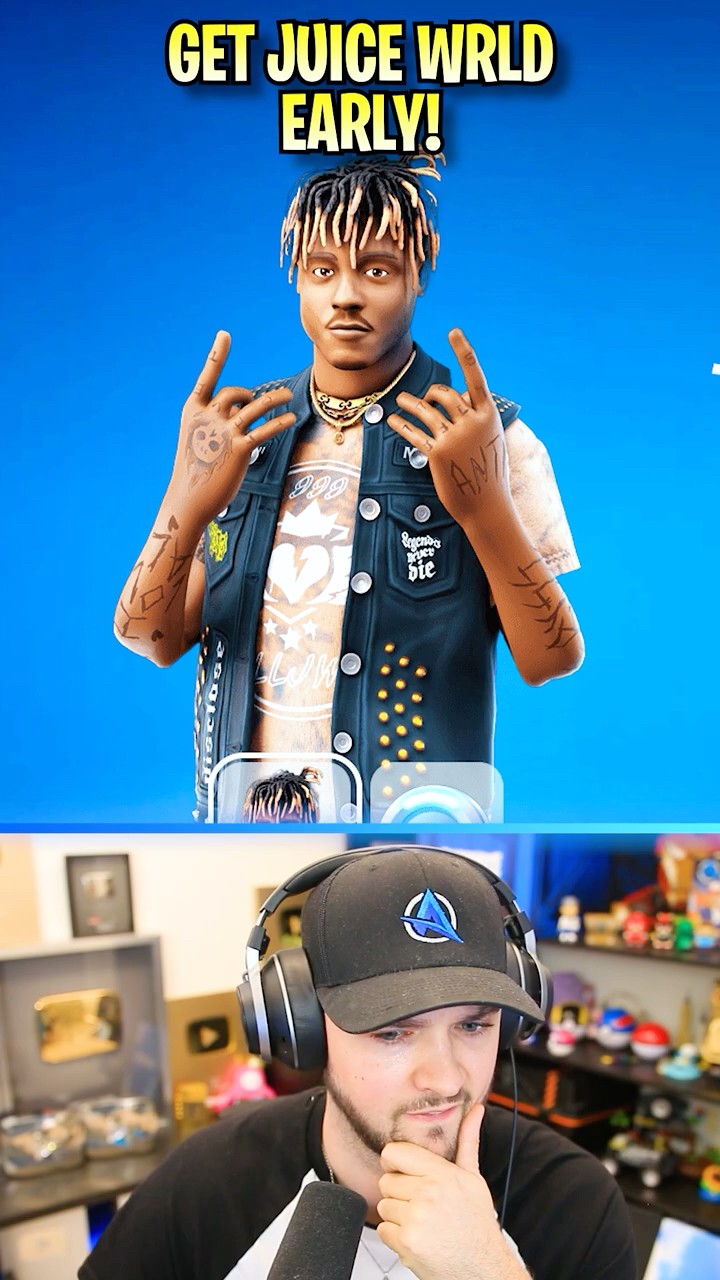 Getting the *NEW* Juice WRLD Skin EARLY!
