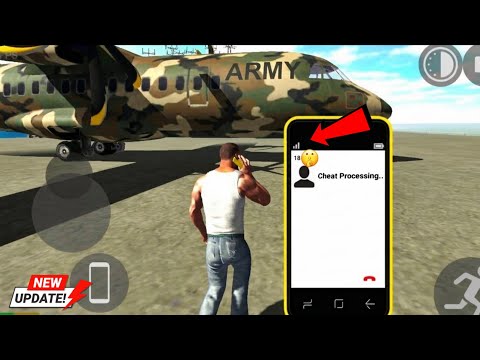 Army Aeroplane Cheat Code In Indian Bike Driving 3D | New Update All Cheat Codes IBD3D ||