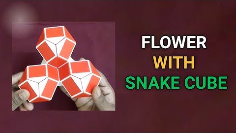 How to Make Flower Pattern with Snake Cube | Rubik