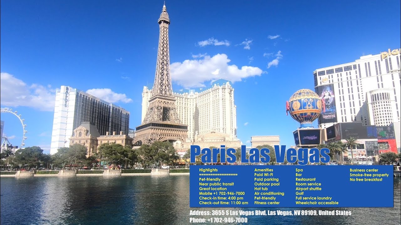 Paris Las Vegas  Las Vegas Hotels, NV 89109