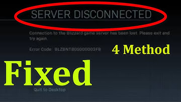 Fix Call Of Duty Warzone Server Disconnected || Connected To The Blizzard Game Server Has Been Lost