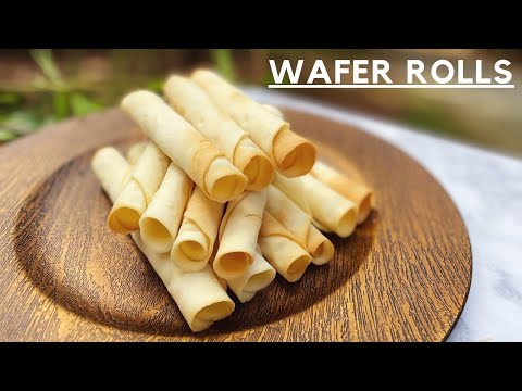 Video: Wafer Roll Dough Recipe