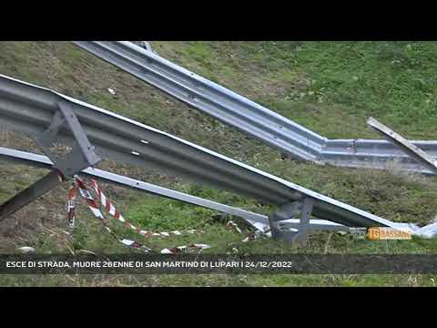 ESCE DI STRADA, MUORE 26ENNE DI SAN MARTINO DI LUPARI | 24/12/2022