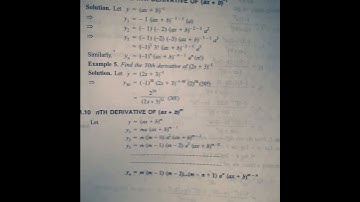 nth derivative of (ax+b)^m