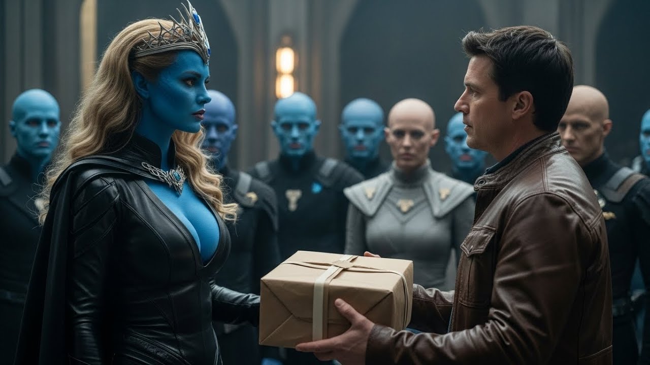Перед Королевой Чужих мужчина преподносит дар, который решит его судьбу.
