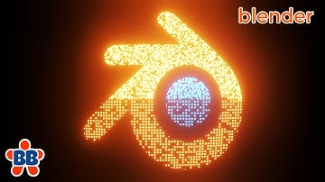 Blender 2.8 - Quick Pixelated Intro Logo Reveal in EEVEE