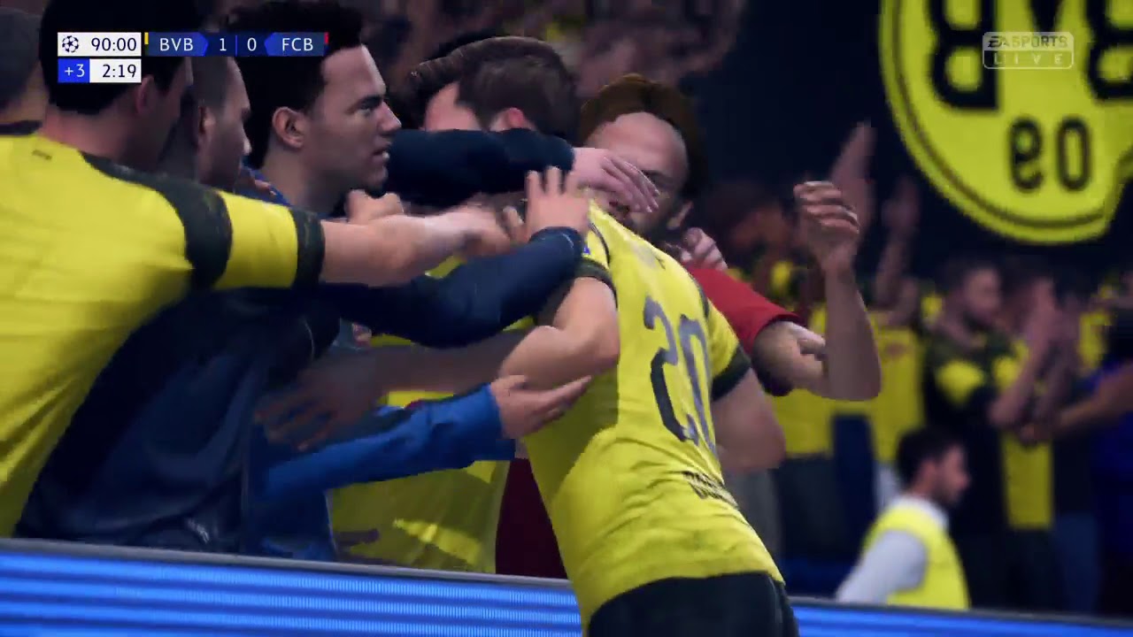 Maximilian Philipp Dortmund Match UEFA Champions FIFA 19 Gameplay PS$