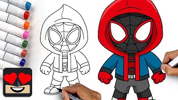How To Draw Miles Morales Spider Man