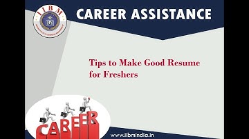 IIBM Institute | Tips to make good resume for freshers                                #iibminstitute