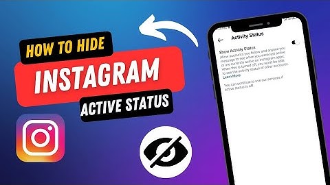 How To Hide Active Now Activity Status On Instagram -2024