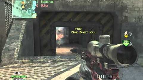CoD Mw3 - My First QS Killfeed :)