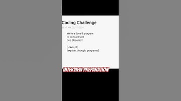 Java Program to concatenate String | Interview Question | #java