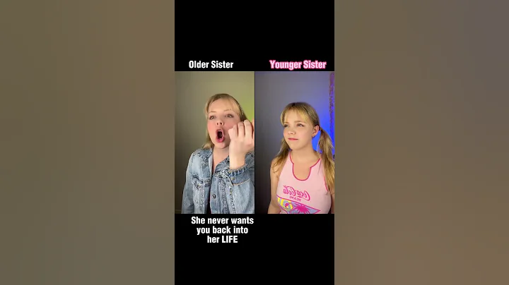 #POV: The older sister helps her younger sister break up with her first boyfriend #duet #siblings