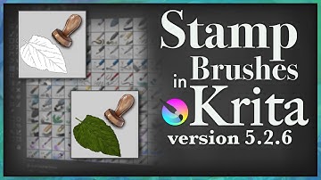 How to make Stamp Brushes in Krita version 5.2.6
