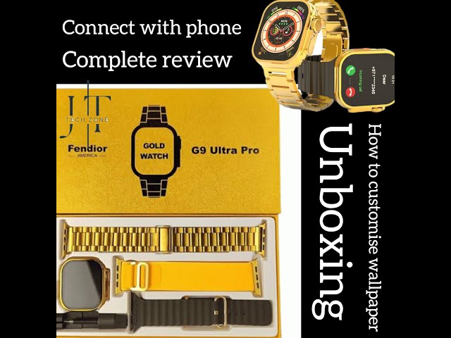 G9 Ultra Pro Smart Watch; Full Unboxing & Review 