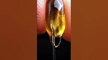 Softgel and Syringe Needle close up #satisfying #asmr #closeup #macro