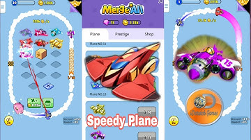 Merge All Merge Plane | Unlocking Plane No.15 & Speedy Plane