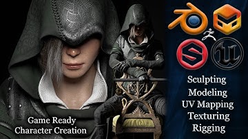 Blender - Game Ready Character Modeling Process - Final Part