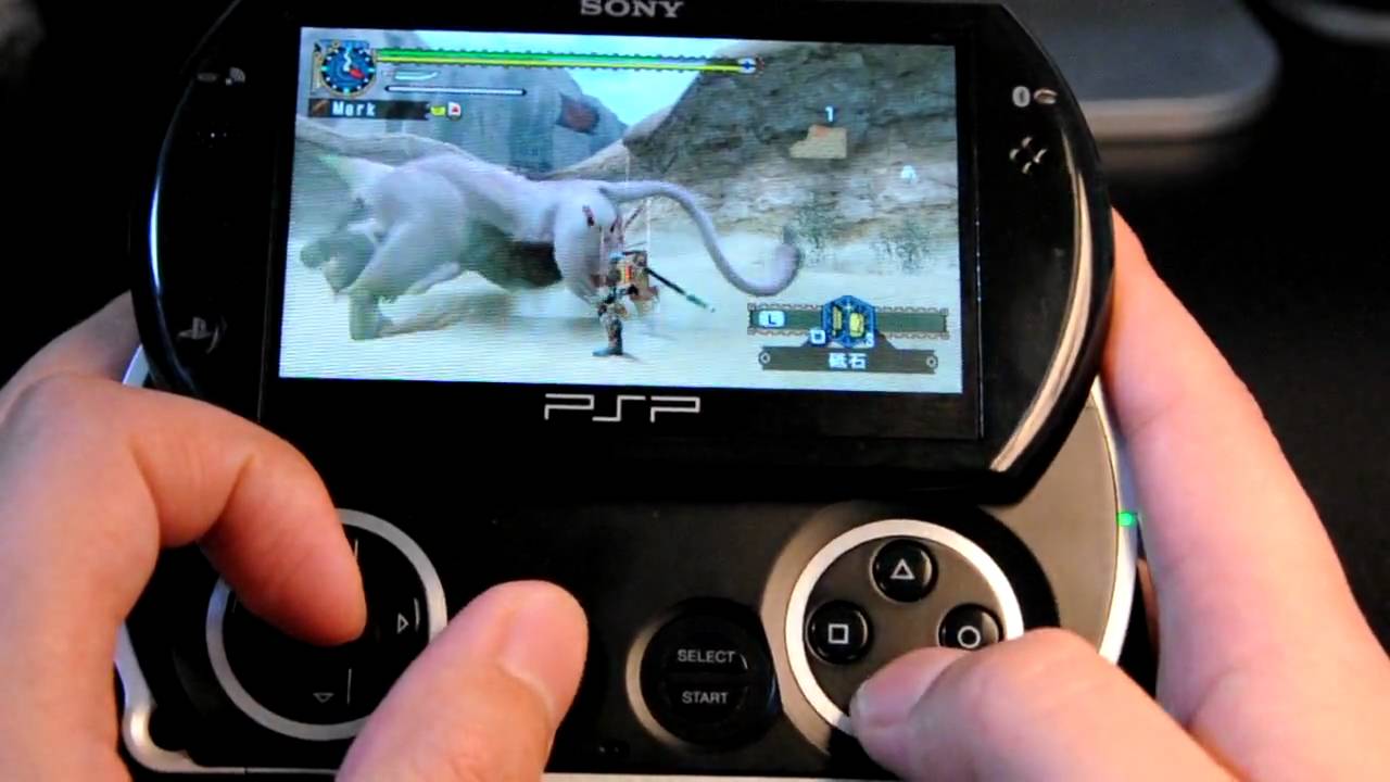 Psp Goでモンハン持ち Youtube