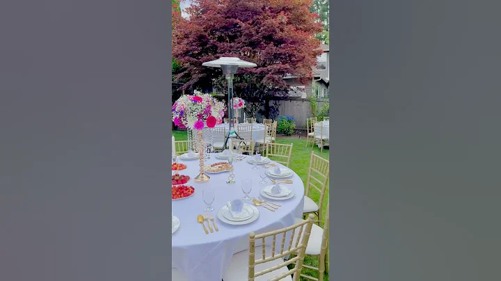 Summer backyard wedding decor ideas ✨