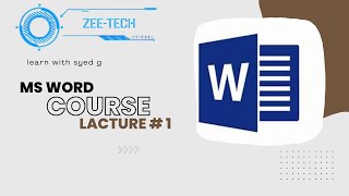 MS word complete course lacture 1| Cover Page, Clipboard, Fonts &amp; Formatting Essentials