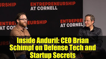 Inside Anduril: CEO Brian Schimpf on Defense Tech and Startup Secrets