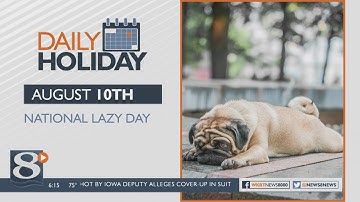 Daily Holiday - National lazy day