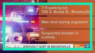 Man seriously hurt following shooting near Brooksville 7-Eleven