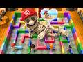 Who's The Best? Mario Party 10 Minigames Skeleton Mario vs Mermaid Peach vs Ryder vs Zoey | 4K UHD