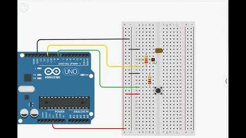 Setting up LED with Switch (Push-button) To turn it ON/OFF