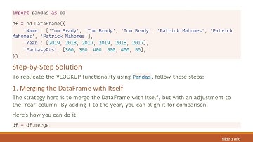 How to Use Pandas for Conditional VLOOKUP with Two Columns as Index