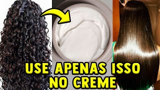 Alisamento caseiro natural para cabelo liso espelhado!