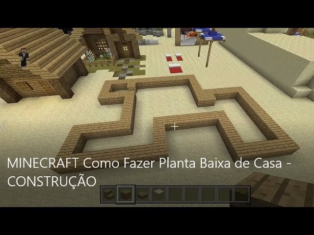 Construção de casas minecraft 3d