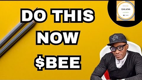 🚨 DO THIS NOW ON YOUR $BEE APP OR MISS YOUR REWARDS 