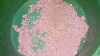 water crumbling in water||pink cement||soft||smooth||@sand-club-asmr-07