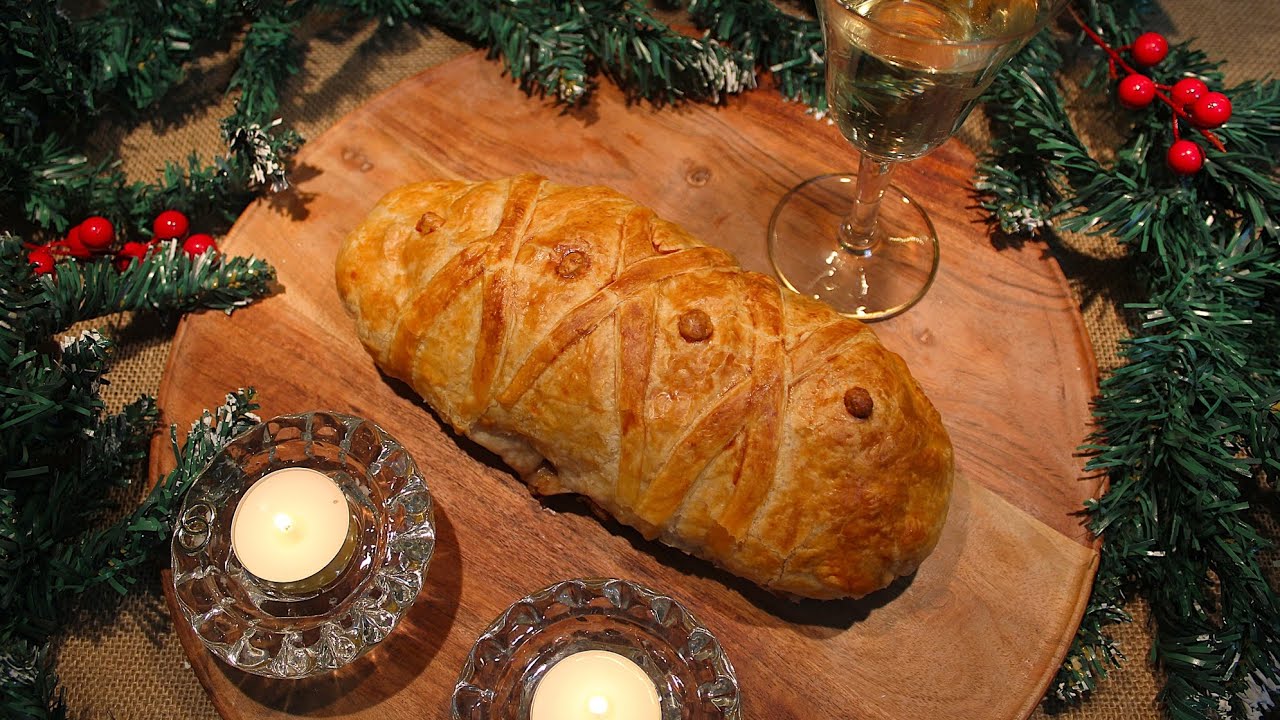 Solomillo Wellington de cerdo con trufa y frutos secos | Receta navideña especial