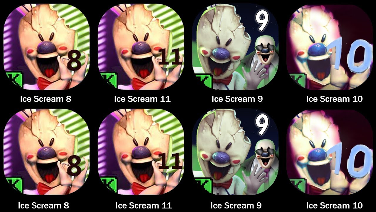 Ice Scream 10,Ice Scream 11,Ice Scream 12,Ice Scream 13,Ice Scream 14,Ice Scream 15,Ice Scream 7+8