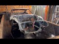 1977 Datsun 280z chemical paint and rust removal