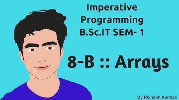8-B :: Arrays :: Imperative Programming(I.P) Tutorial ::   BSc IT