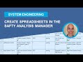 Create Spreadsheets using the Safety Analysis Manager in Simulink Fault Analyzer