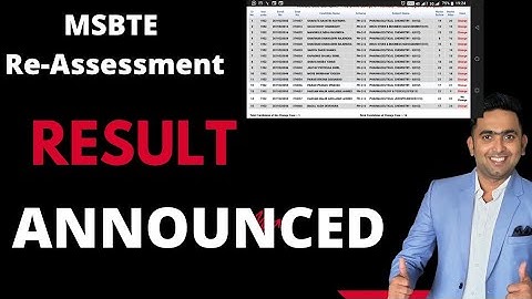MSBTE Result Announced | Toshib Shaikh