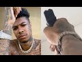 Blueface Pulls Gun Out On A Bug 🦟 Has A Fight With A Spider