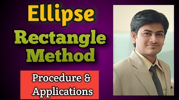 Ellipse by Rectangle Method/Oblong Method: Engineering Curves