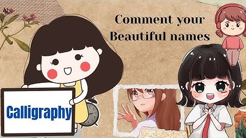 Lets write names in calligraphy// comment your BEAUTIFUL names ❤️❤️ @artbyvincy