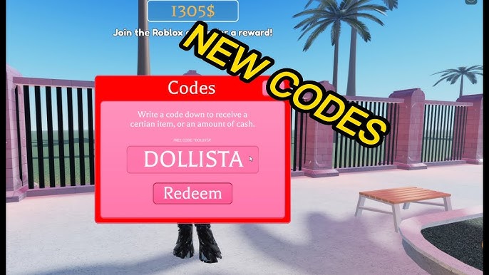 All Roblox Dollista codes for free cash and cosmetics in May 2023