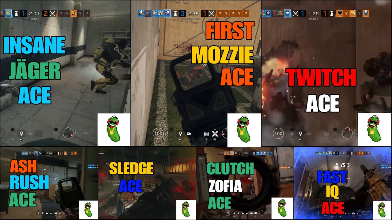 Ace Compilation #3 - Rainbow Six Siege - YouTube