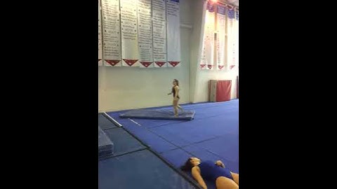 Floor- Front Handspring / Front Layout / Front Full- Lauren Foster