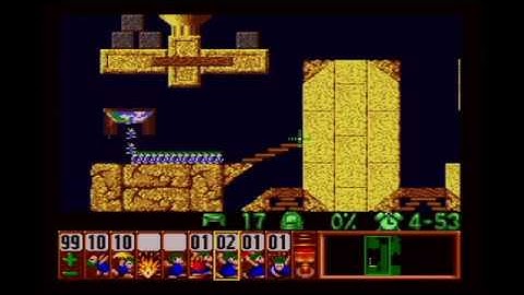 Lemmings (SNES) Tricky 23: From the boundary line