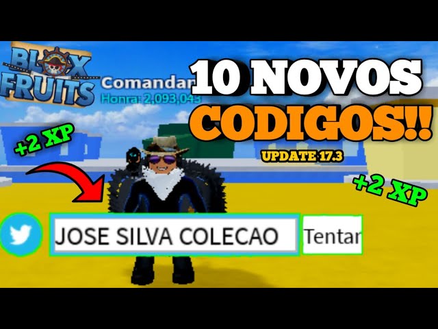 SAIU NOVO CÓDIGO EXCLUSIVO DO BLOX FRUITS 17.3 + TODOS OS CÓDIGOS ATIVOS!!  