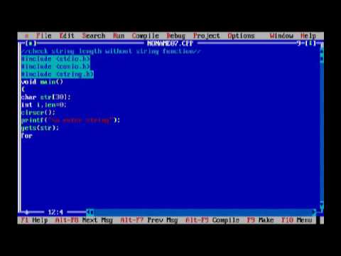 check string length without string string function